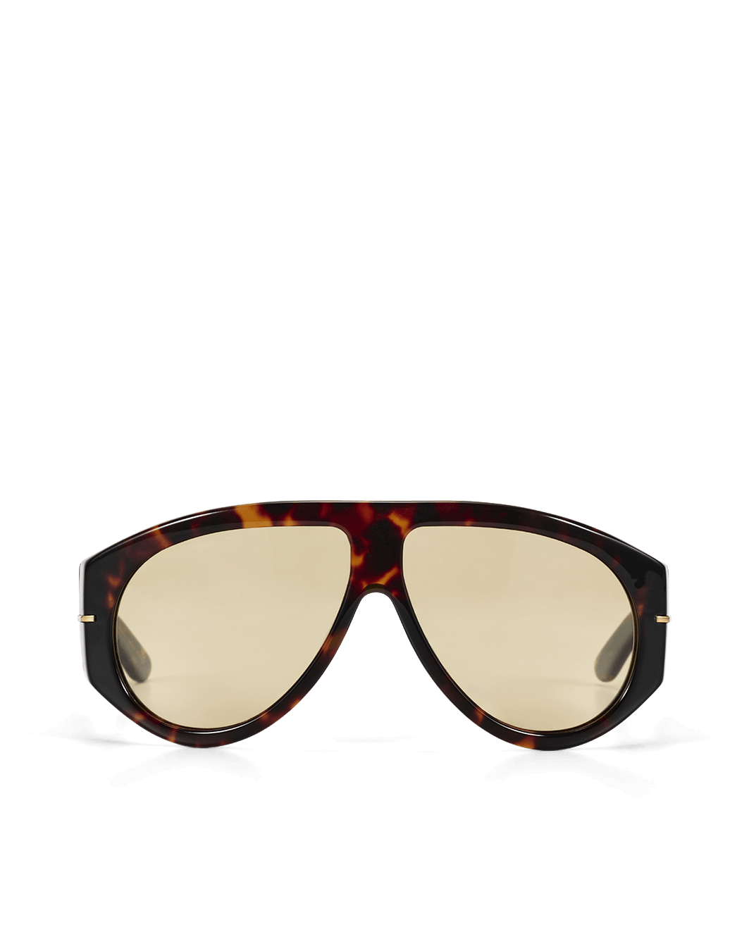 THE AMELIA - DARK HAVANA TORT-DARK YELLOW