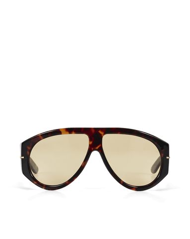 THE AMELIA - DARK HAVANA TORT-DARK YELLOW