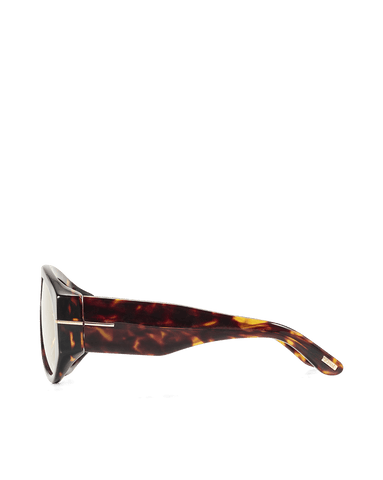 THE AMELIA - DARK HAVANA TORT-DARK YELLOW