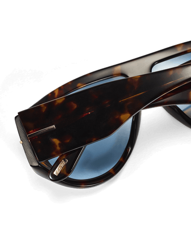 THE AMELIA - LIGHT HAVANA TORT-BLUE