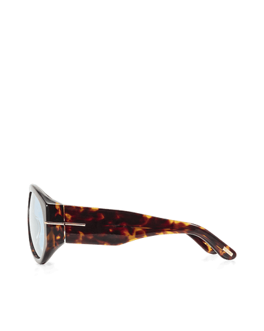 THE AMELIA - LIGHT HAVANA TORT-BLUE