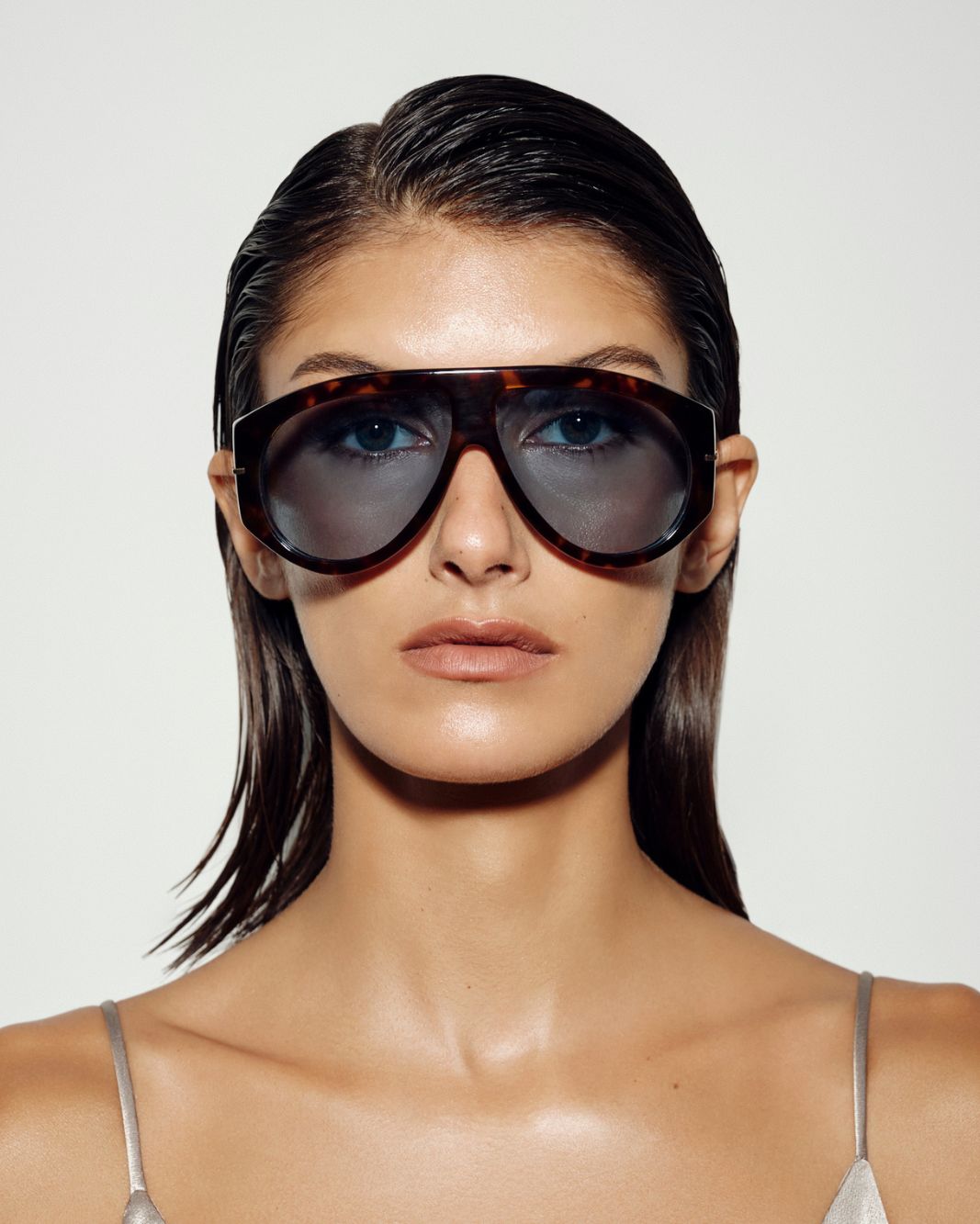 THE AMELIA - LIGHT HAVANA TORT-BLUE