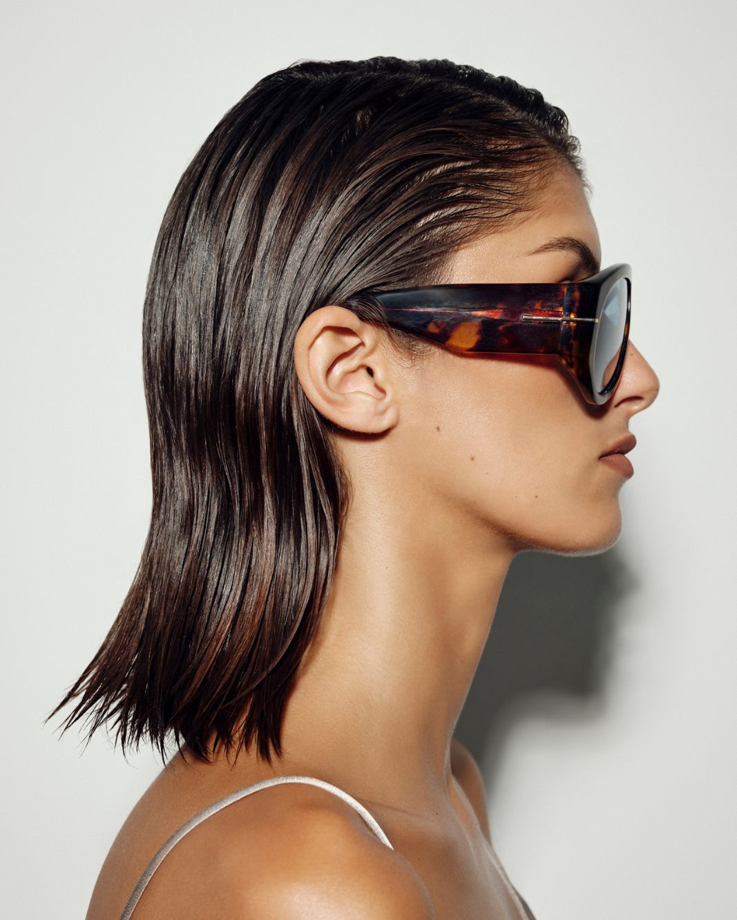 THE AMELIA - LIGHT HAVANA TORT-BLUE