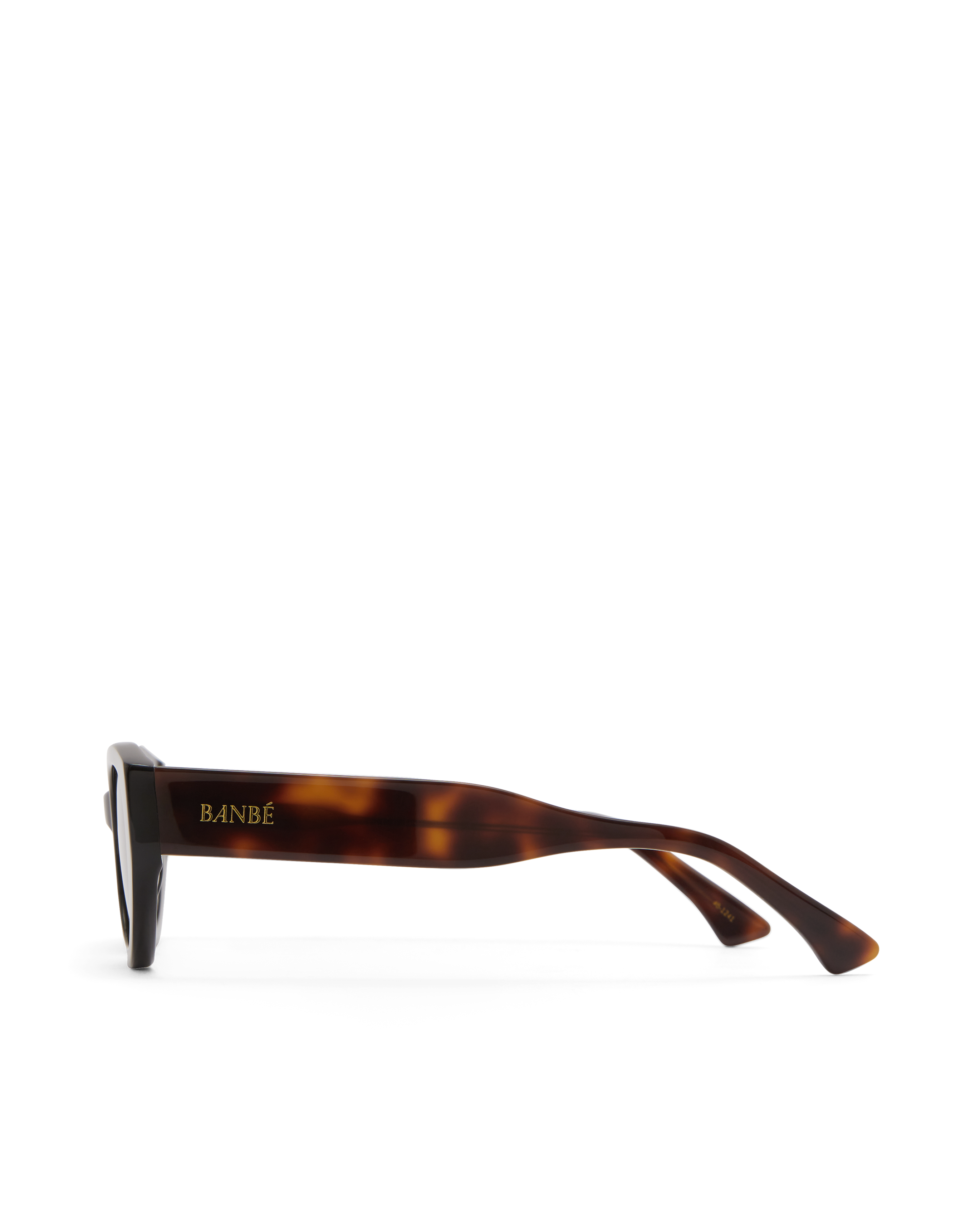 Women’s tortoiseshell cat-eye sunglasses with chunky acetate frame, tinted lenses